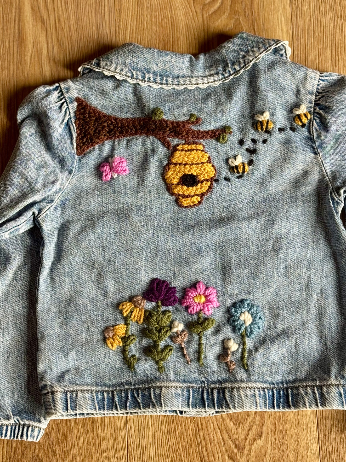 Floral Jean Jacket 5T