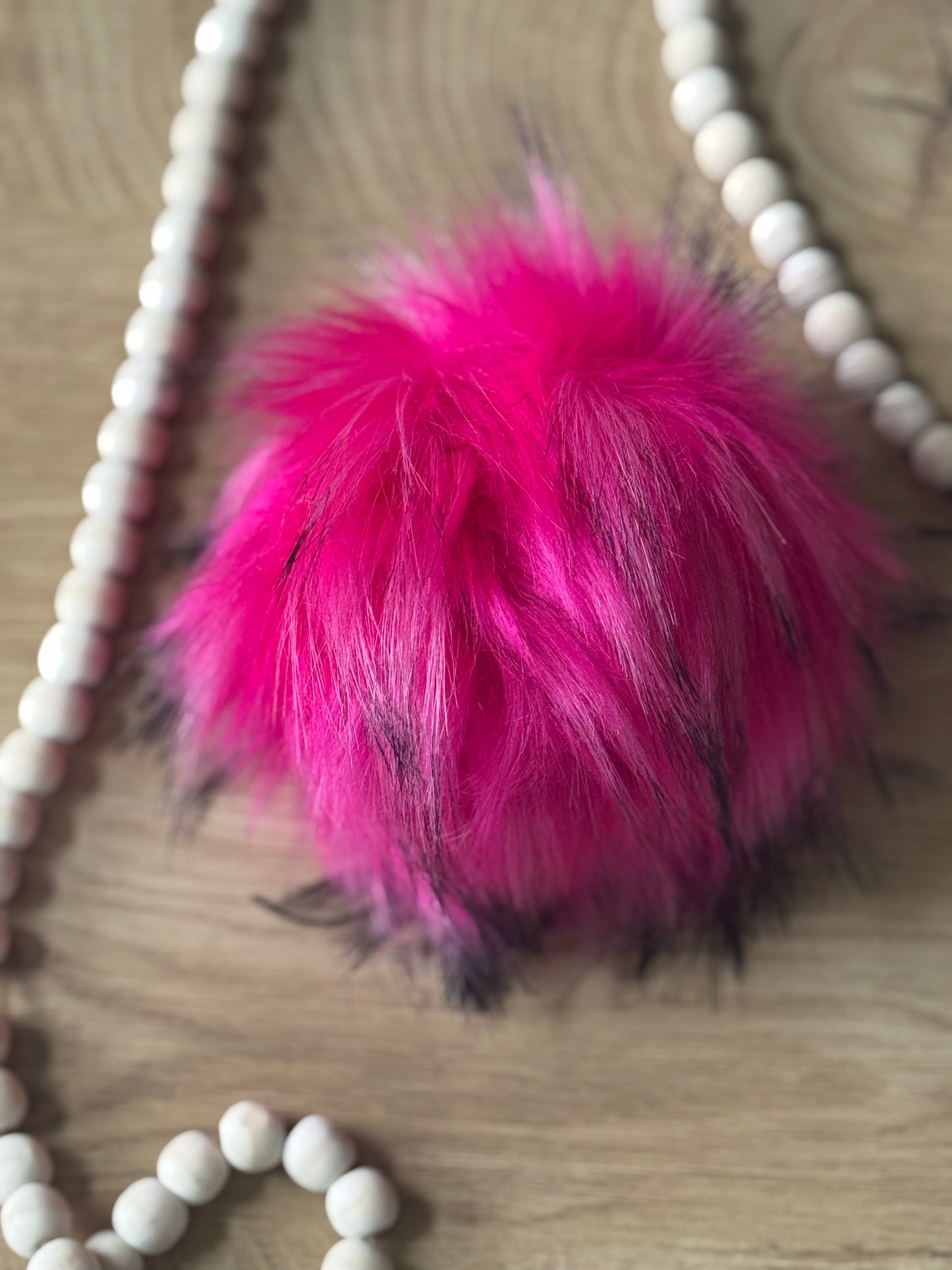 Large Pom--Magenta (Hand Made by Knot and Stitch)