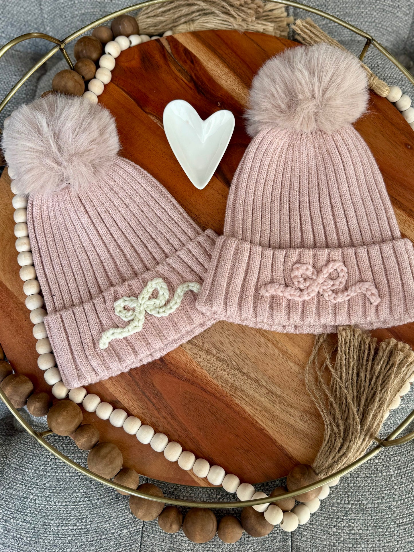 Bow Hat - 6-12 Months