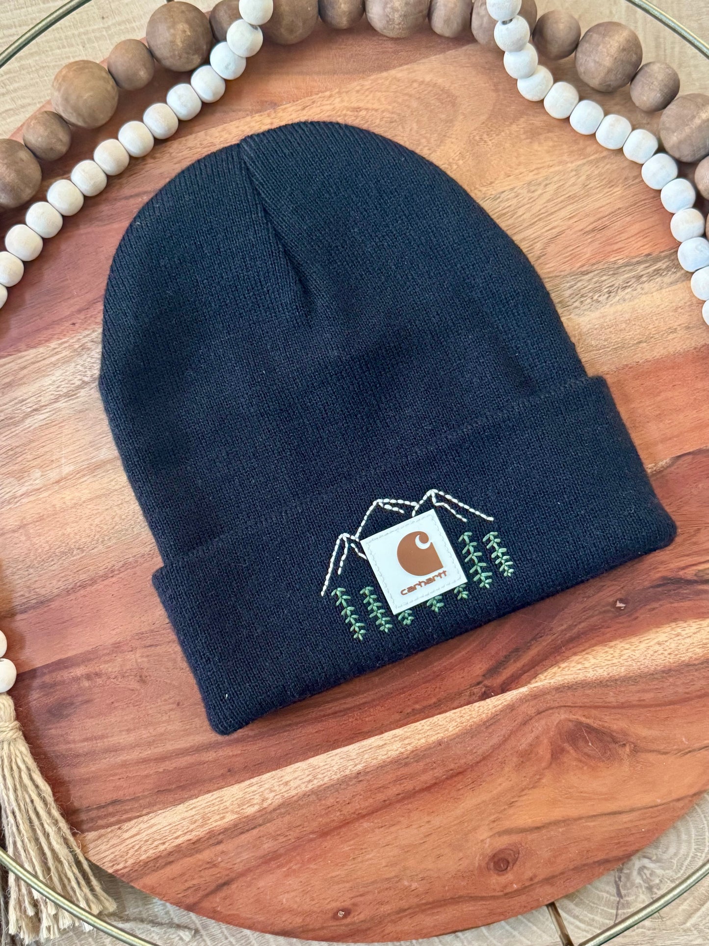 Hand Embroidered Beanie