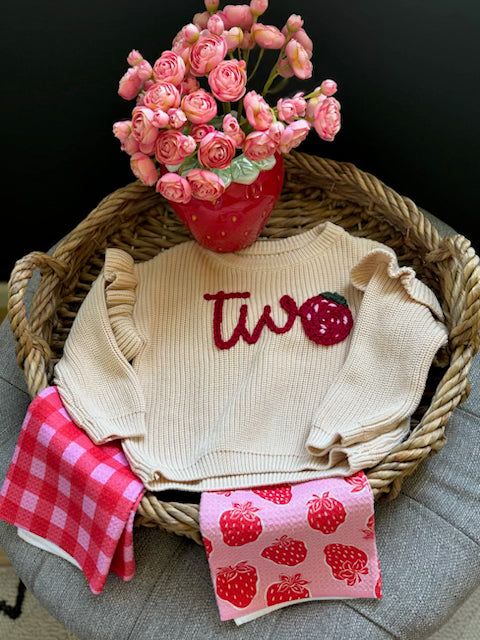 Strawberry Two Sweater 18-24 Months (RTS)