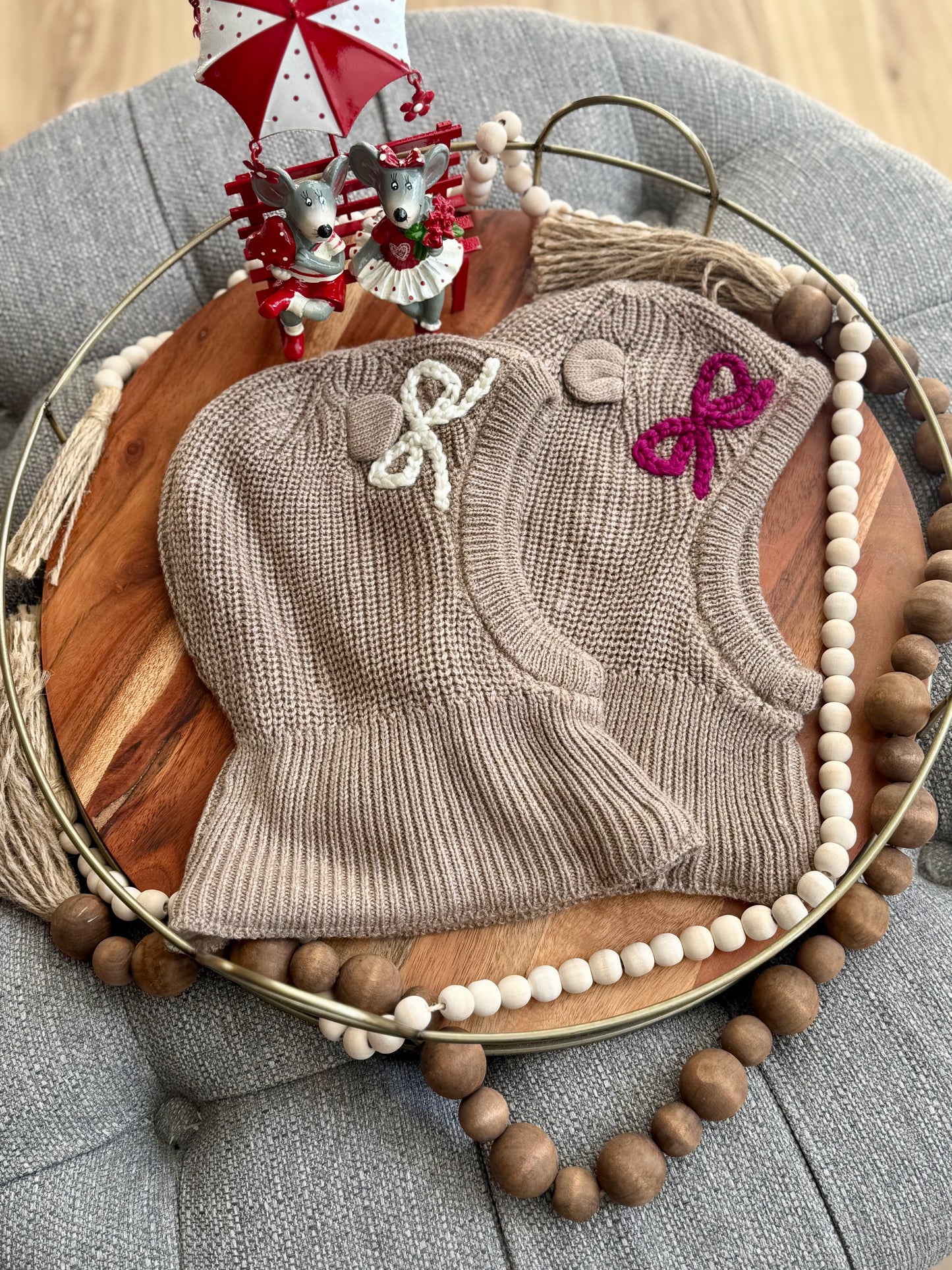Knit Hood - 3-6 Months