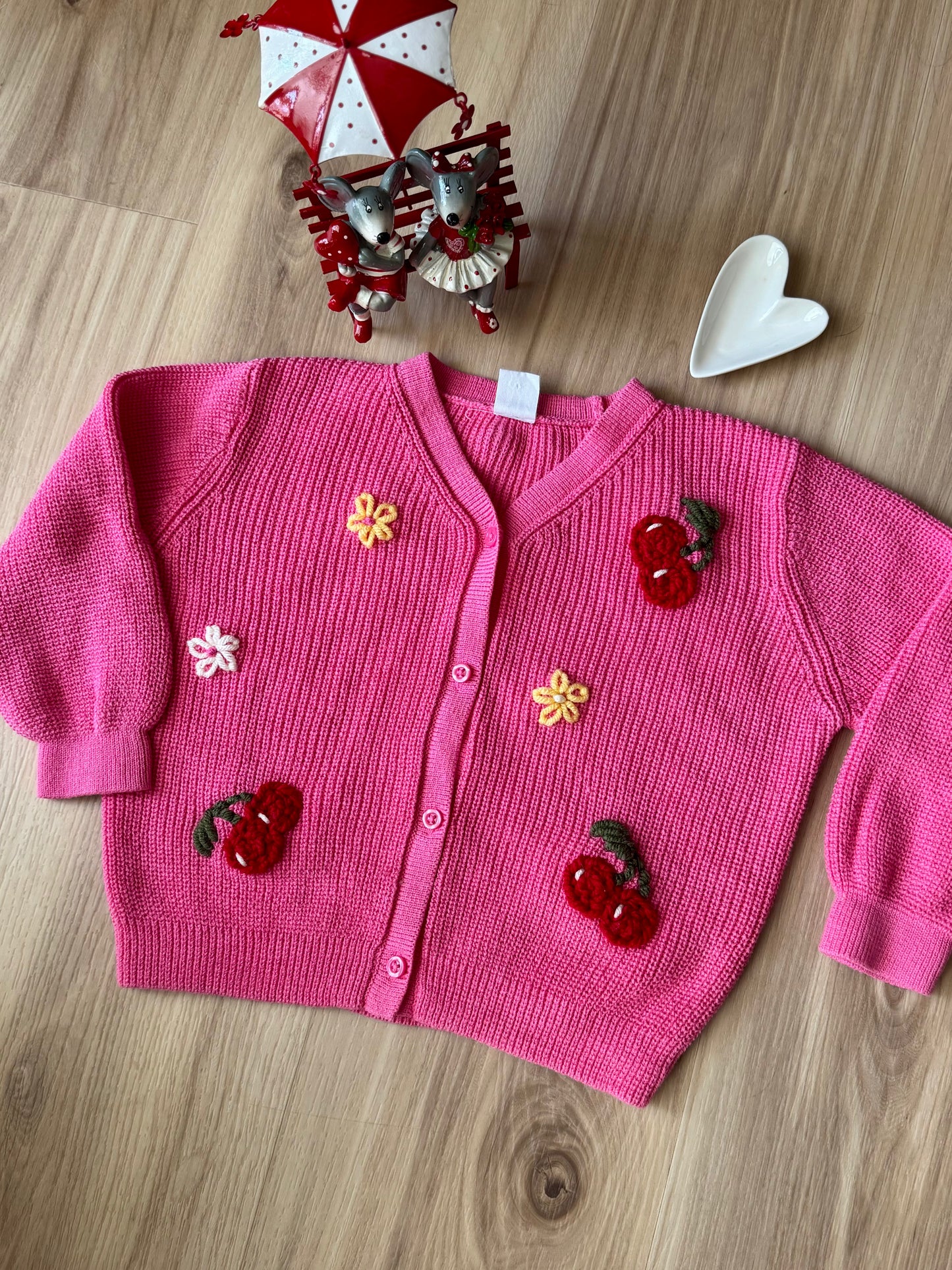Cherry Cardigan - 2T