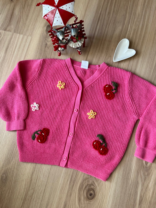 Cherry Cardigan - 2T