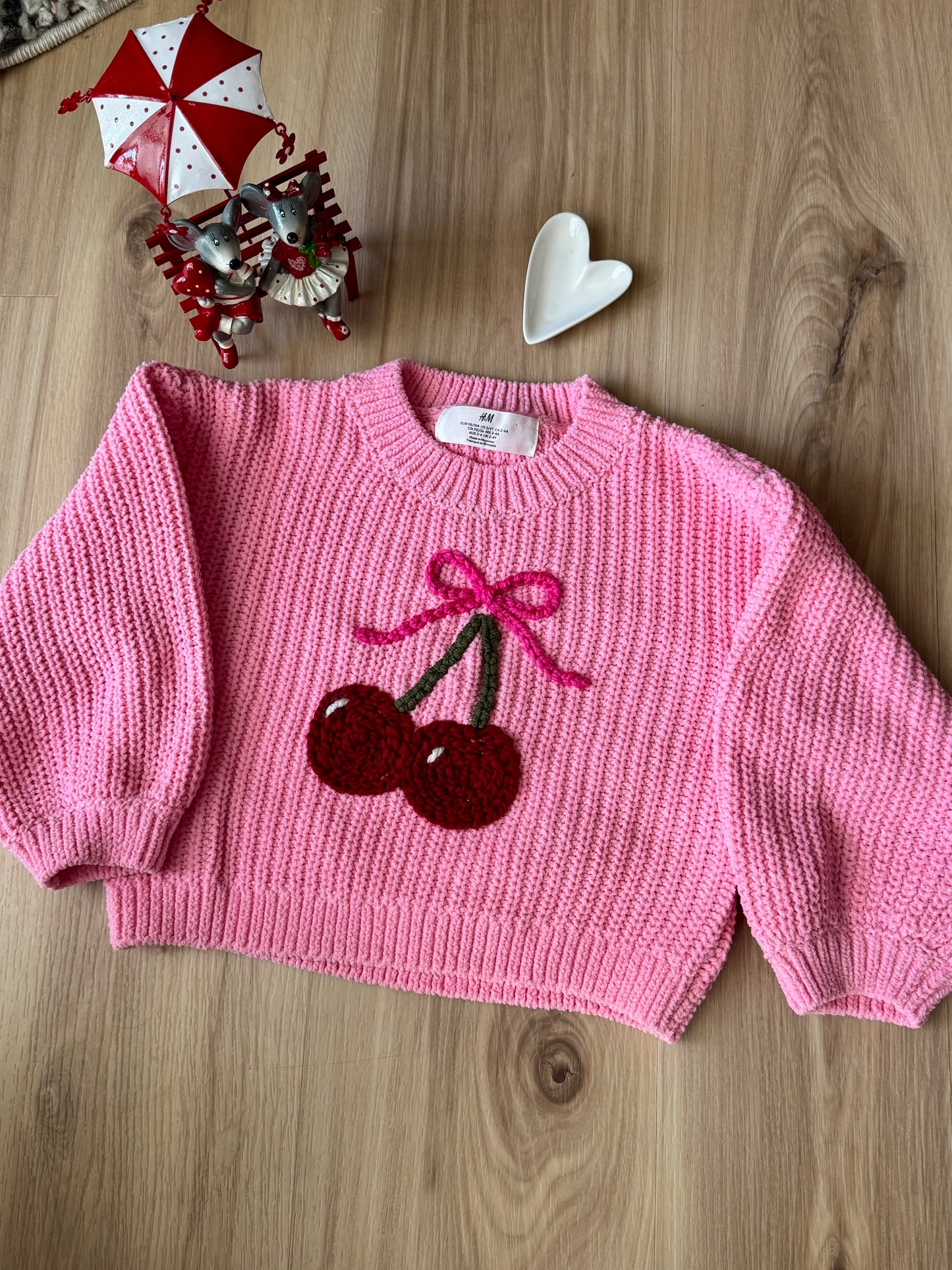 Cherry Sweater - 3/4T