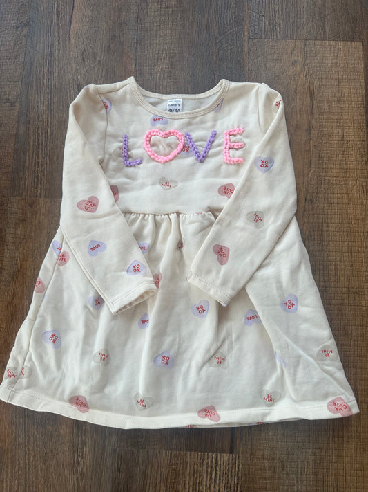 Valentine's Dress - 4T